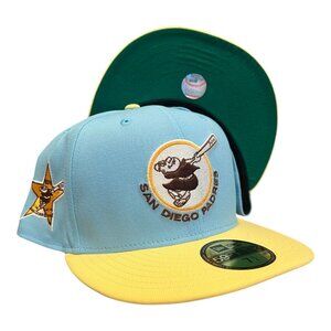 New Era San Diego Padres 59FIFTY Fitted Hat Cap 1978 All Star Game Patch